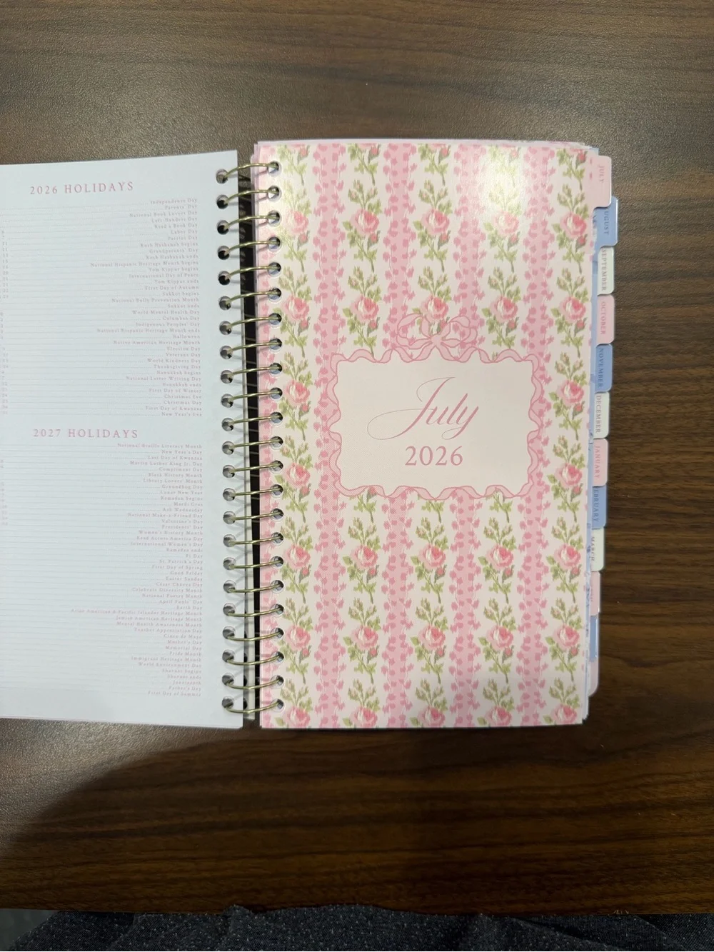 LoveShackFancy spiral bound